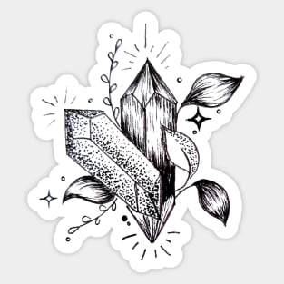 Crystals Sticker